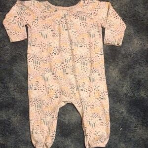 Hello Kitty Pink and Yellow Kids One Piece